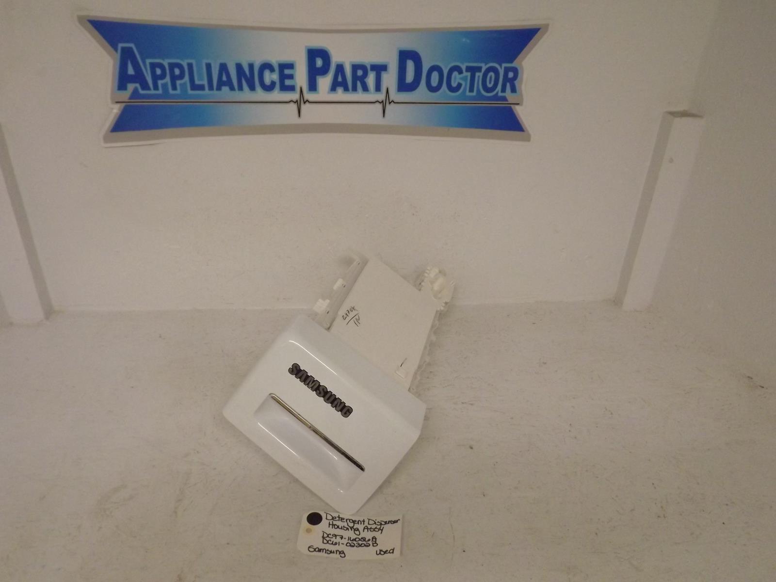 Samsung Washer DC97-16056A DC61-02302B Detergent Dispenser Housing Assy Used Samsung Washer DC97-16056A DC61-02302B Detergent Dispenser Housing Assy Used